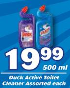 Duck Active Toilet Cleaner Assorted-500ml Each