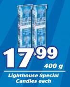 Lighthouse Special Candles-400g Each