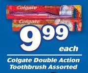 Colgate Double Action Toothbrush Assorted-Each