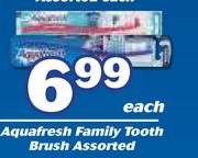 Aquafresh Family Tooth Brush Assorted-Each