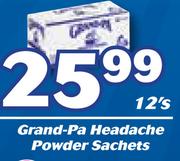 Grand-Pa Headache Powder Sachets-12's Pack