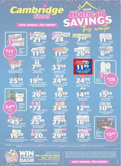 Cambridge Food Free State & Northern Cape : Home Of Savings (25 June - 7 July 2020), page 8