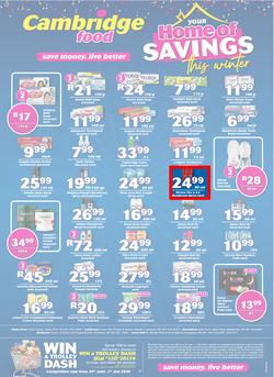 Cambridge Food Free State & Northern Cape : Home Of Savings (25 June - 7 July 2020), page 8