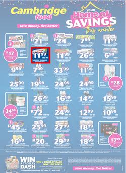 Cambridge Food Free State & Northern Cape : Home Of Savings (25 June - 7 July 2020), page 8