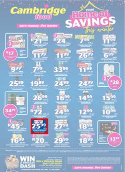 Cambridge Food Free State & Northern Cape : Home Of Savings (25 June - 7 July 2020), page 8