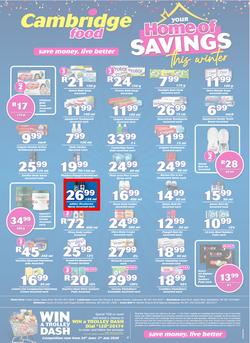 Cambridge Food Free State & Northern Cape : Home Of Savings (25 June - 7 July 2020), page 8