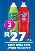 Spar Letta Soft Drink Assorted-2 x 2Ltr