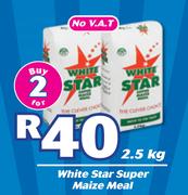 White Star Super Maize Meal-2 x 2.5Kg