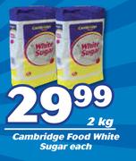 Cambridge Food White Sugar-2Kg Each
