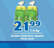 Golden Delicious Apples Pack-1.5Kg Each