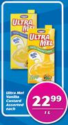 Ultra Mel Vanilla Custard Assorted-1Ltr Each