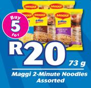 Maggi 2 Minute Noodles Assorted-5 x 73g