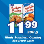 Hinds Southern Coating Assorted-200g Each