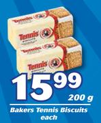 Bakers Tennis Biscuits-200g Each