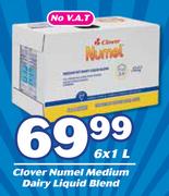 Clover Numel Medium Dairy Liquid Blend-6 x 1Ltr