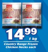 Country Range Frozen Chicken Necks-1Kg Each