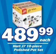 Hart J7 10 Piece Polished Pot Set-Each