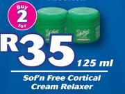 Sof'n Free Cortical Cream Relaxer-2x125ml
