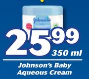 Johnson's Baby Aqueous Cream-350ml