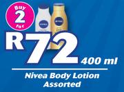 Nivea Body Lotion Assorted-2x400ml