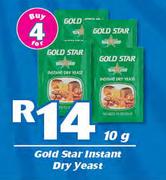 Gold Star Instant Dry Yeast-4x10g