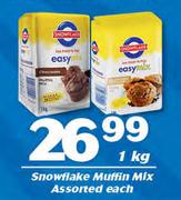 Snowflake Muffin Mix Assorted-1kg Each