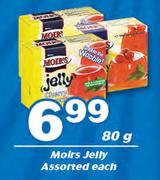 Moirs Jelly Assorted-80g Each