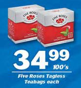 Five Roses Tagless Teabags-100's Each