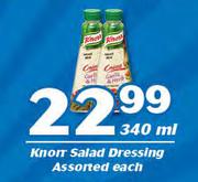 Knorr Salad Dressing Assorted-340ml Each