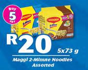 Maggi 2 Minute Noodles Assorted-5x73g
