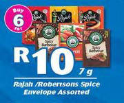 Rajah/ Robertsons Spice Envelope Assorted-6x7g