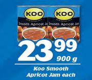 Koo Smooth Apricot Jam-900g Each