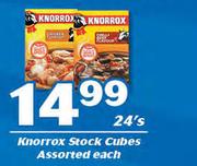 Knorrox Stock Cubes Assorted-24's Each