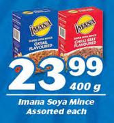 Imana Soya Mince Assorted-400g Each