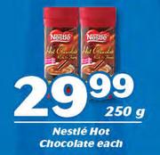 Nestle Hot Chocolate-250g Each