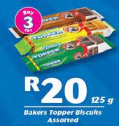 Bakers Topper Biscuits Assorted-3x125g