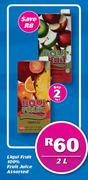 Liqui Fruit 100% Fruit Juice Assorted-2x2Ltr