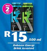 Reboost Energy Drink Assorted-2x500ml