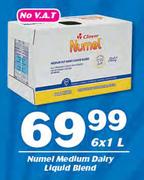 Numel Medium Dairy Liquid Blend-6 x 1Ltr