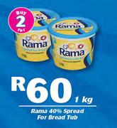 Rama 40% Spread For Bread Tub-2x1kg
