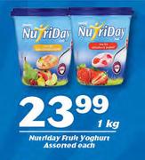 Nutriday Fruit Yoghurt Assorted-1kg Each