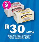 Wooden Spoon Yellow/ White Margarine Brick-2x500g