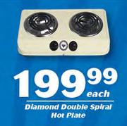Diamond Double Spiral Hot Plate-Each