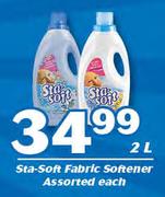 Sta-Soft Fabric Softener Assorted-2Ltr Each