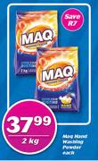 Maq Hand Washing Powder-2kg Each