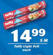 Tuffy Light Foil-5m Each