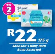 Johnson's Baby Bath Soap Assorted-2x175g