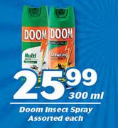 Doom Insect Spray Assorted-300ml Each