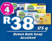 Dettol Bath Soap Assorted-4x175g
