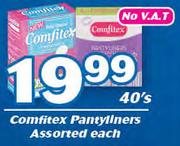 Comfitex Pantyliners Assorted-40's Each